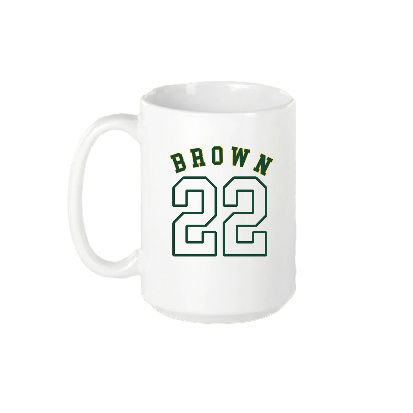 15oz Coffee Mug — Shirsey Arch in White