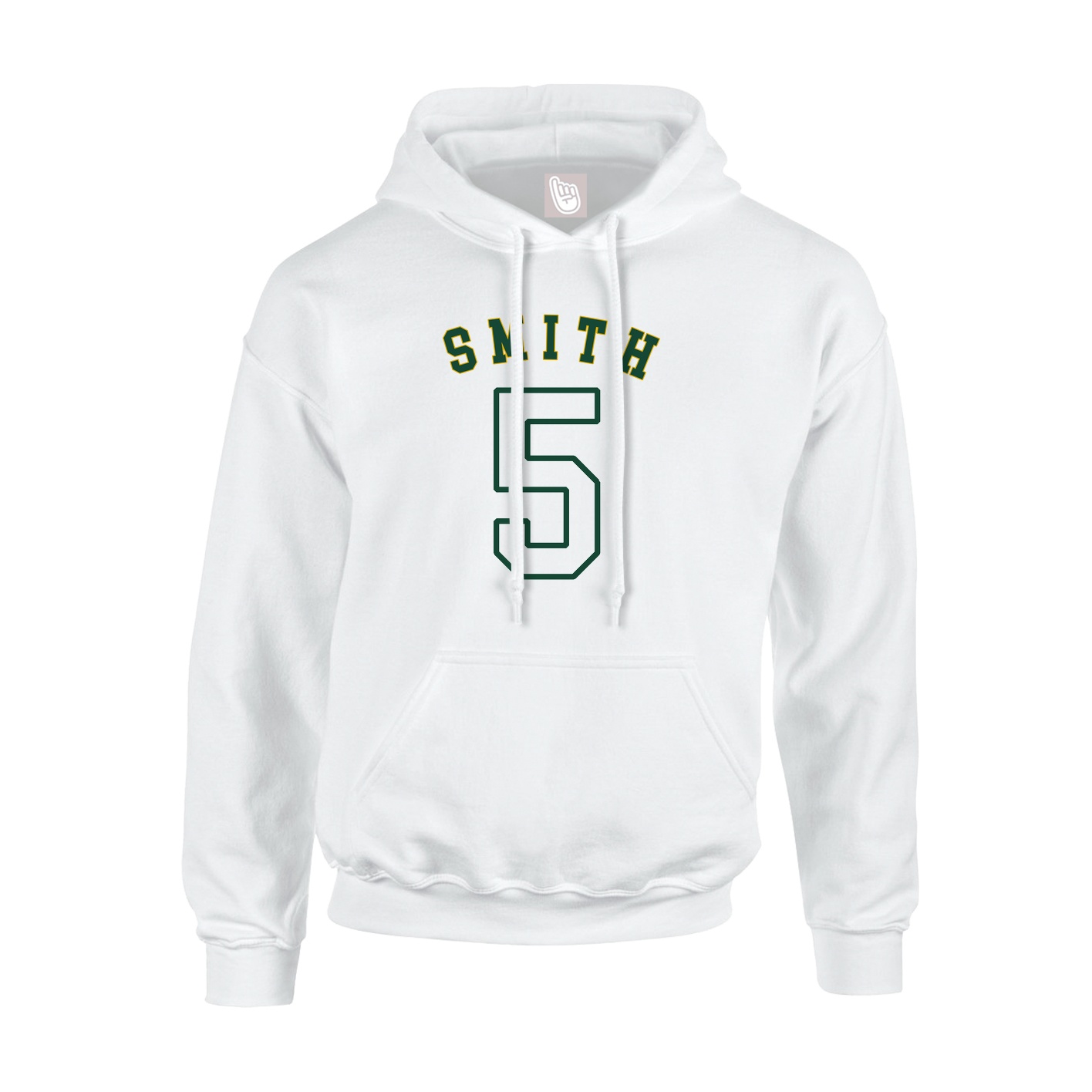 Hoodie — Shirsey Arch in White