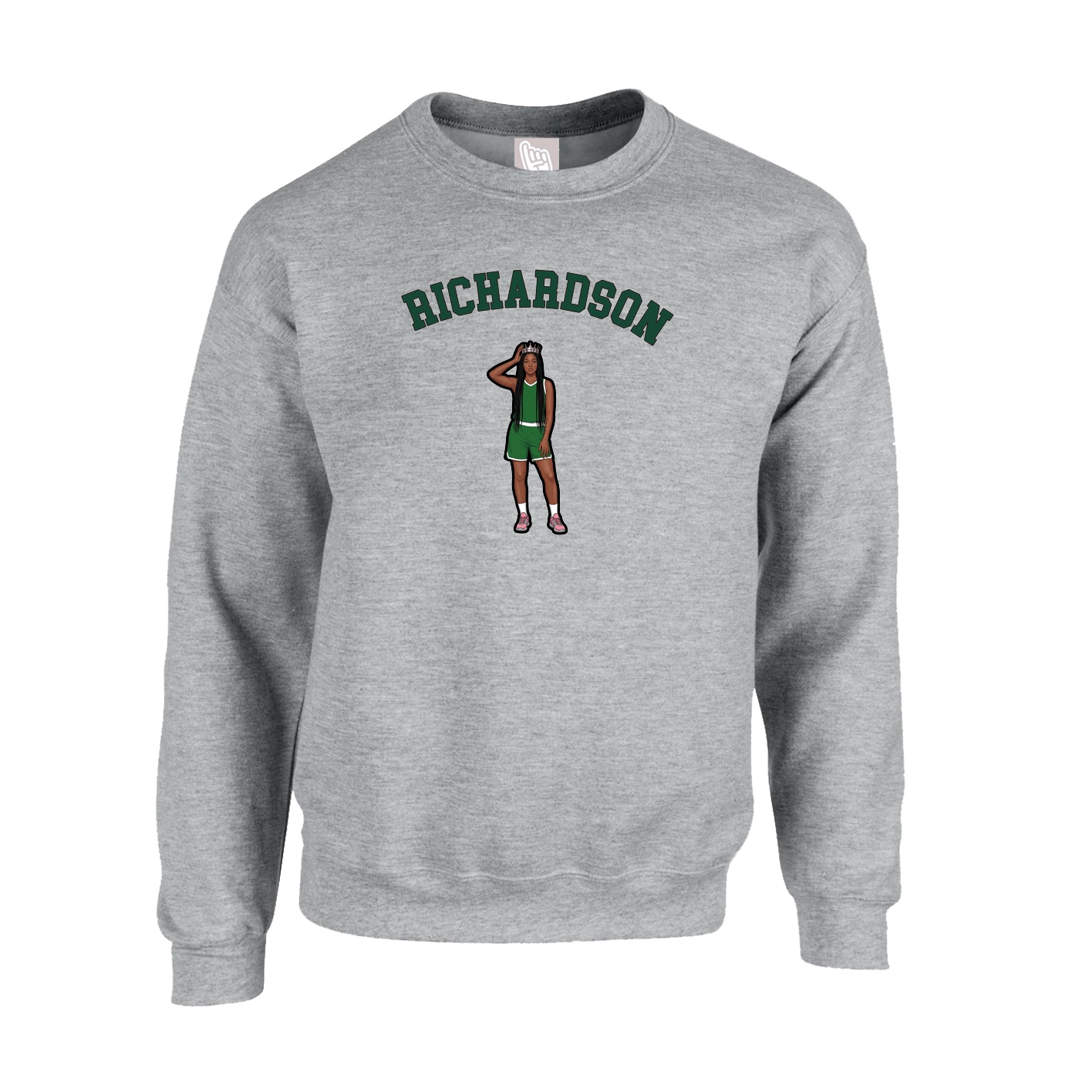 Fleece Crew — Shirsey Arch in Grey