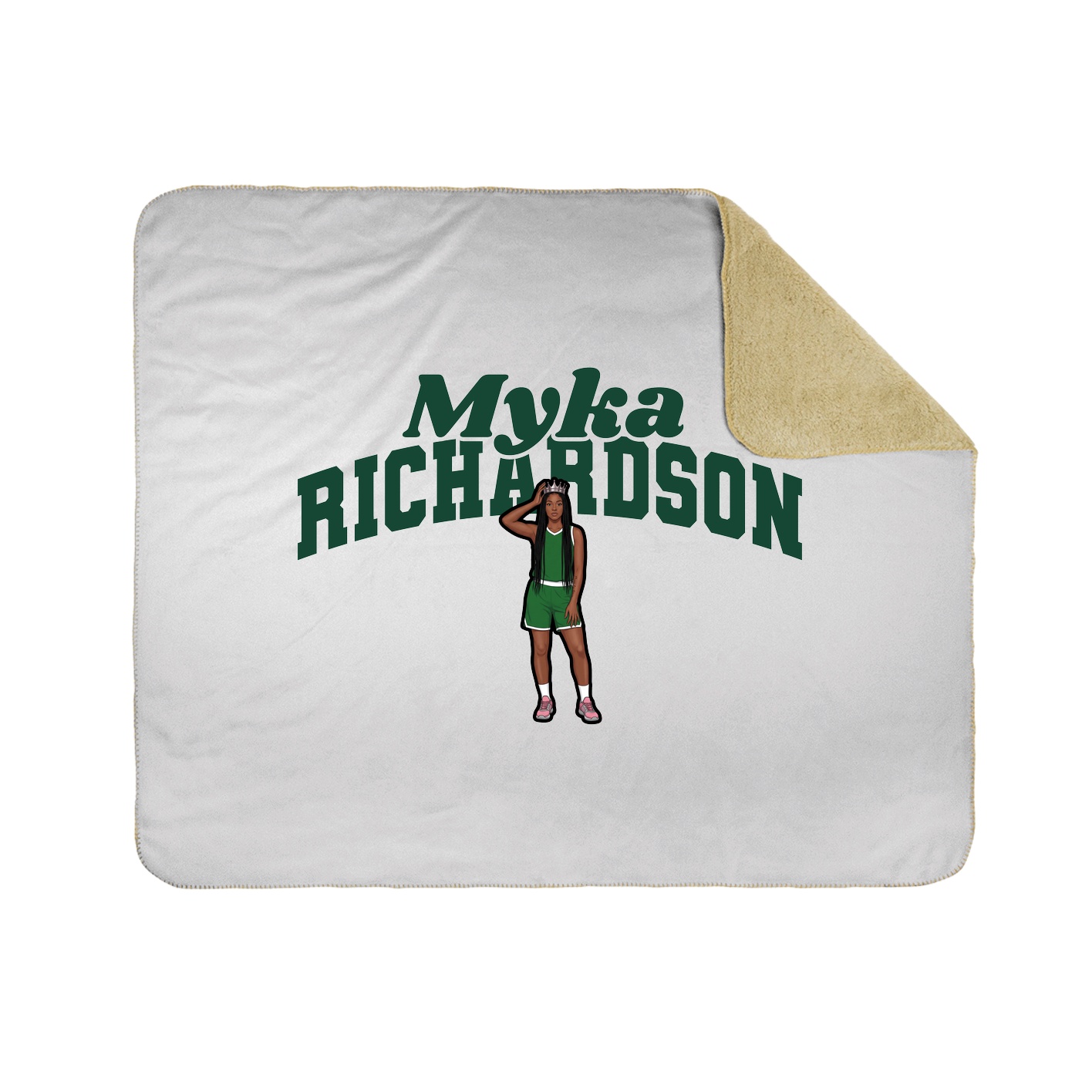 Throw Blanket — Signature Arch in White