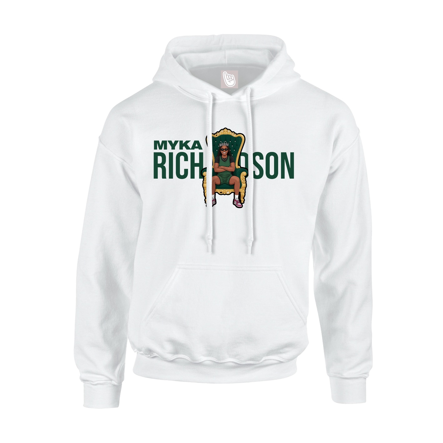 Hoodie — Player Name in White