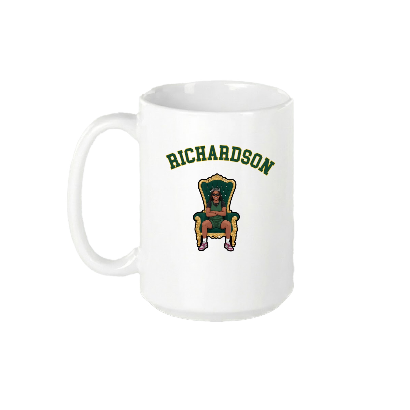 15oz Coffee Mug — Shirsey Arch in White