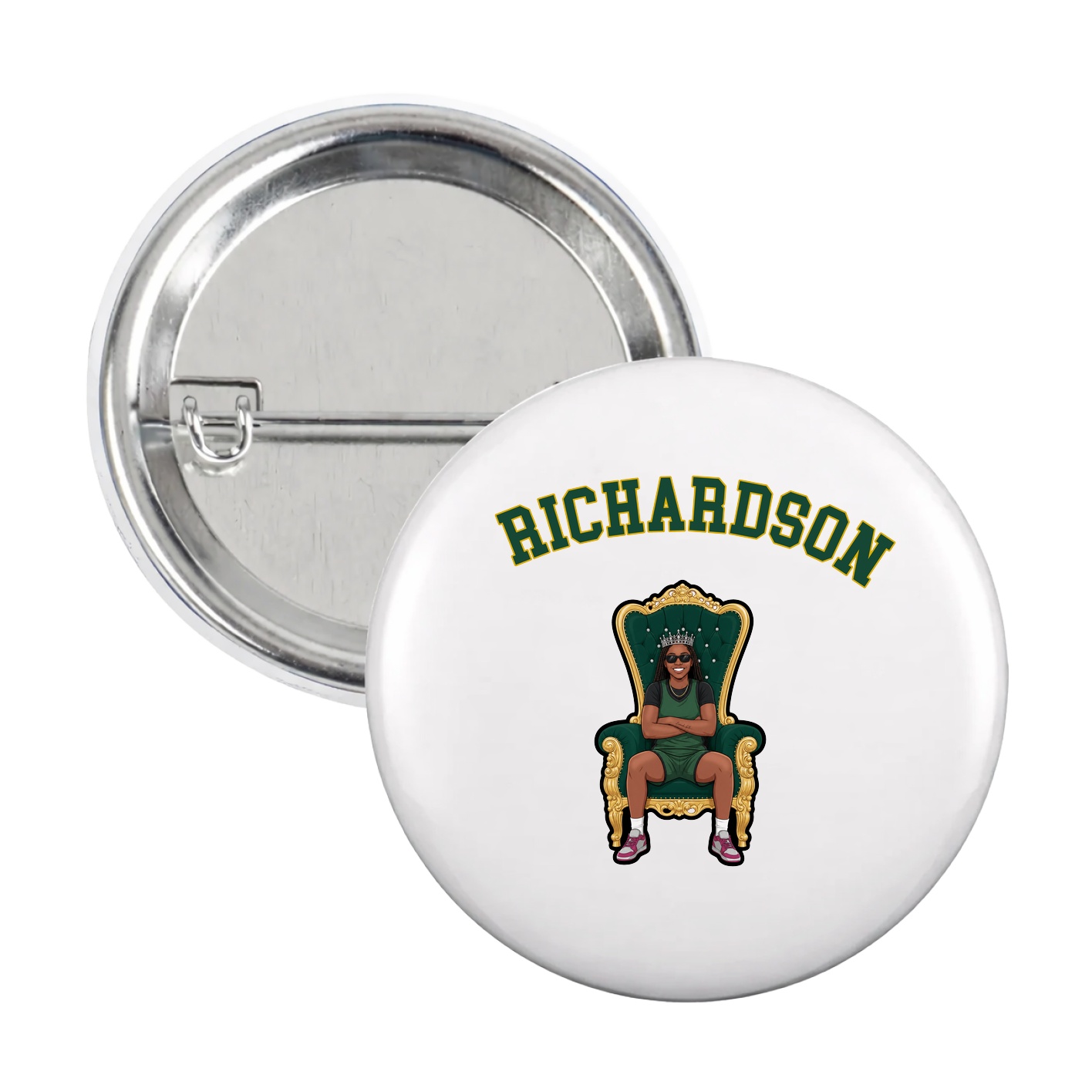 Game Day Button — Shirsey Arch in White