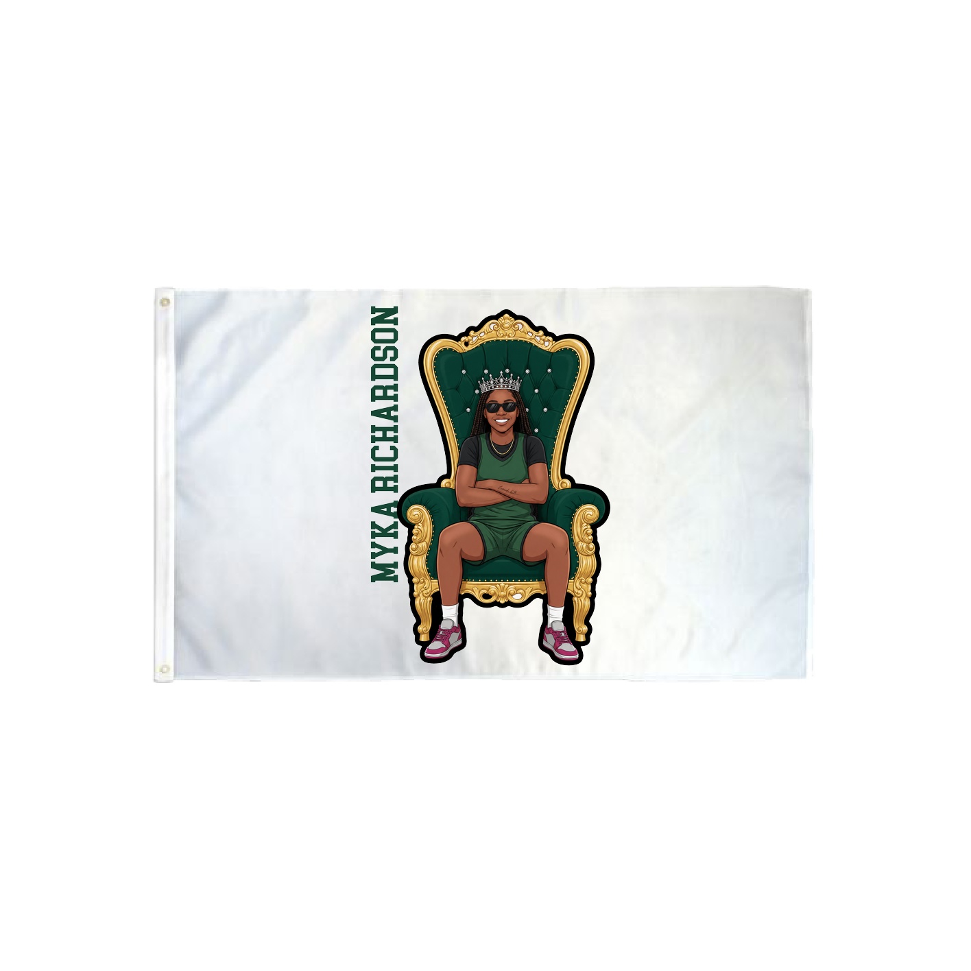 3x5 Flag — Name Vertical in Classic