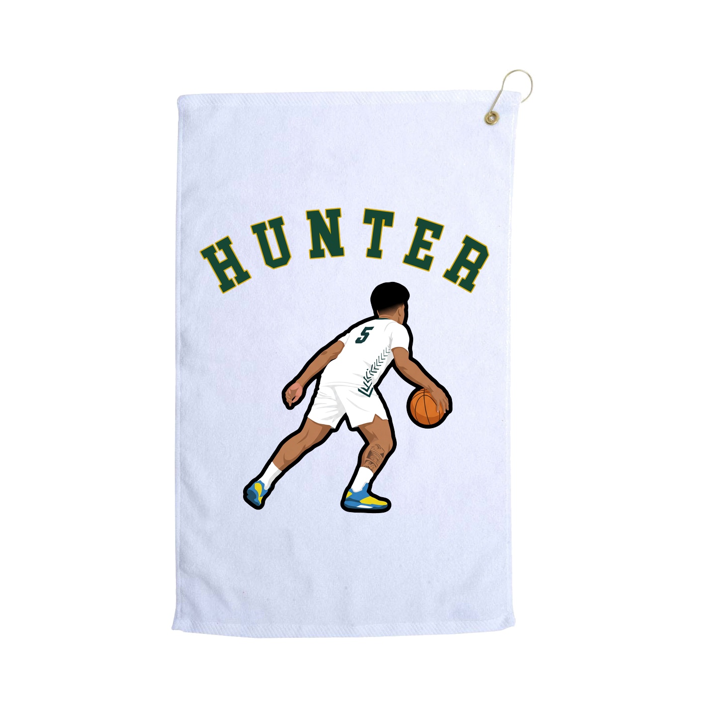 Golf Towel — Shirsey Arch in White