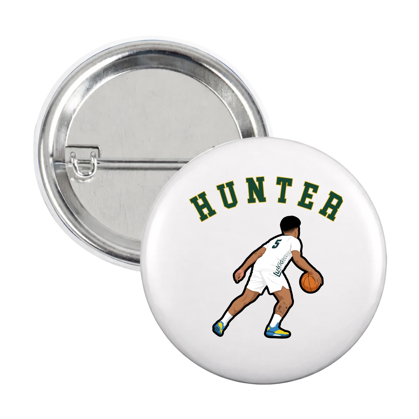 Game Day Button — Shirsey Arch in White