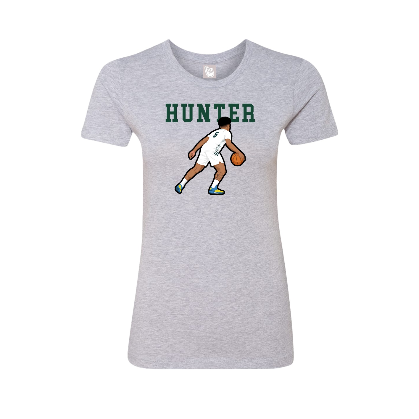 Fitted Women's Tee — Shirsey in Grey