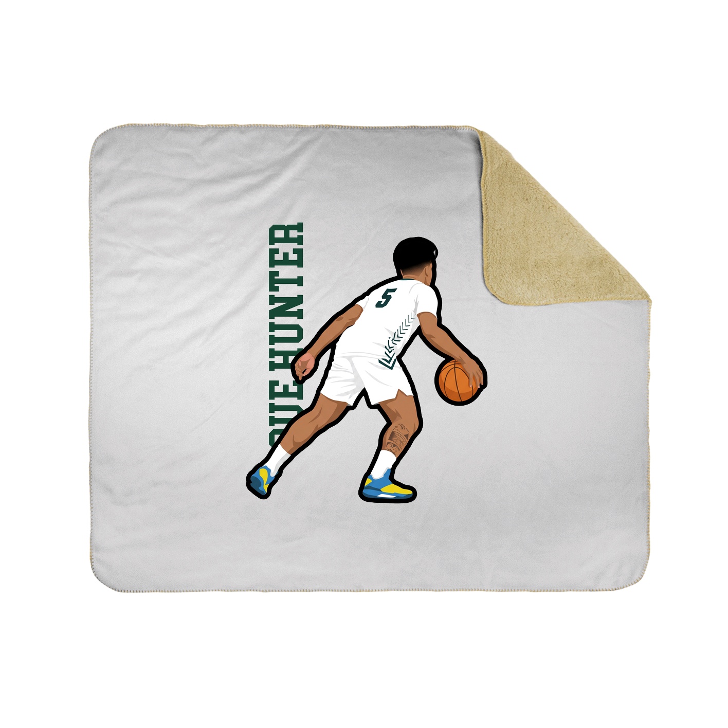 50x60 Sherpa Lined Throw Blanket