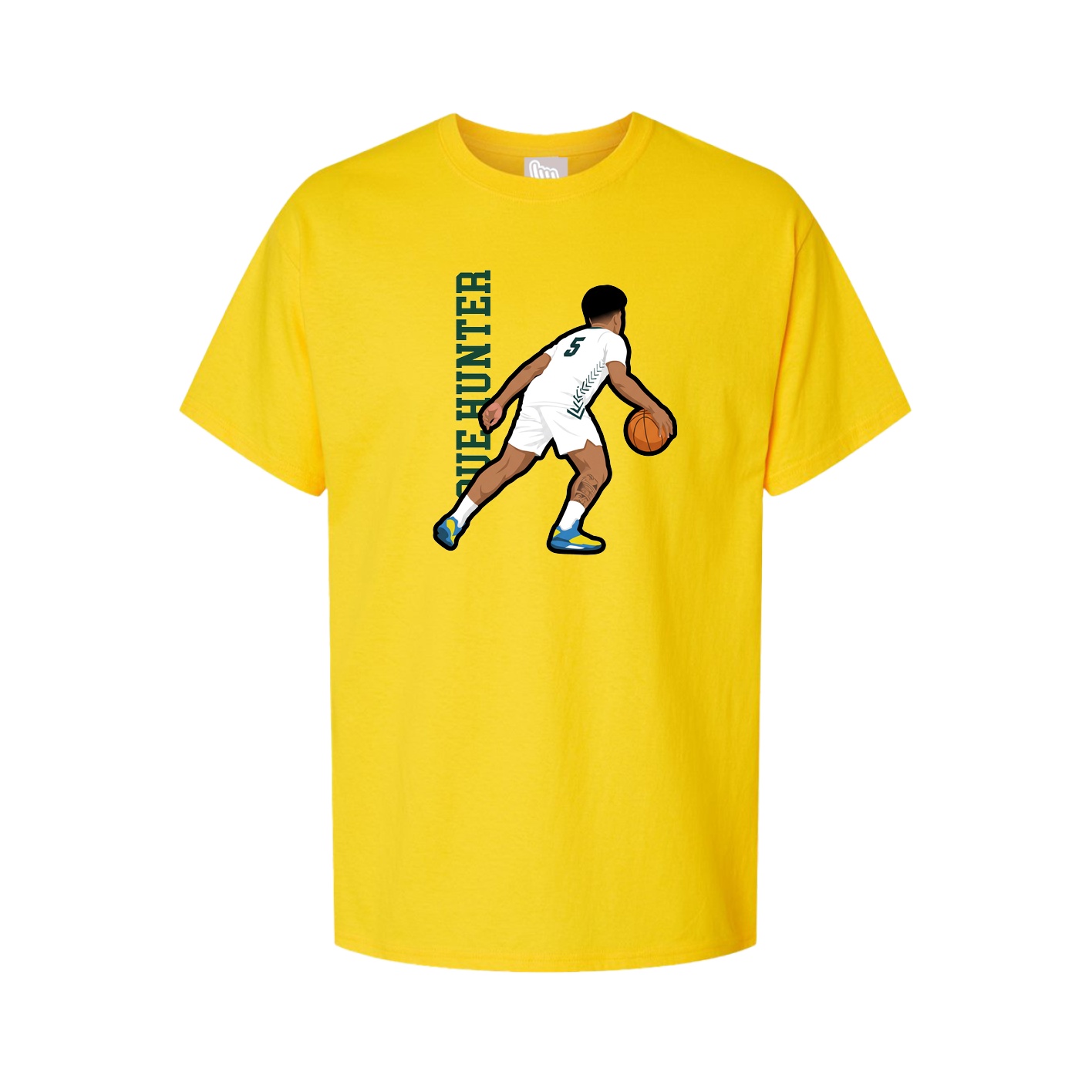 Tee — Name Vertical in Gold