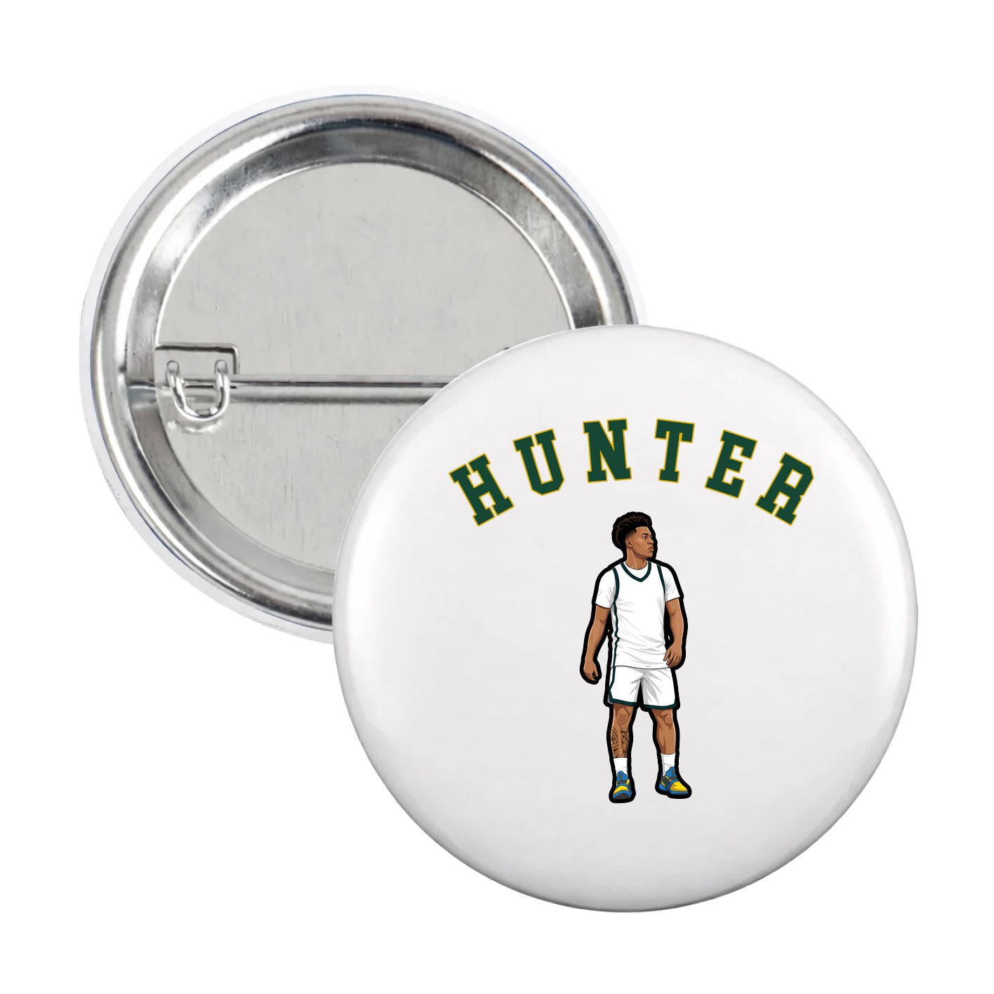 Game Day Button — Shirsey Arch in White