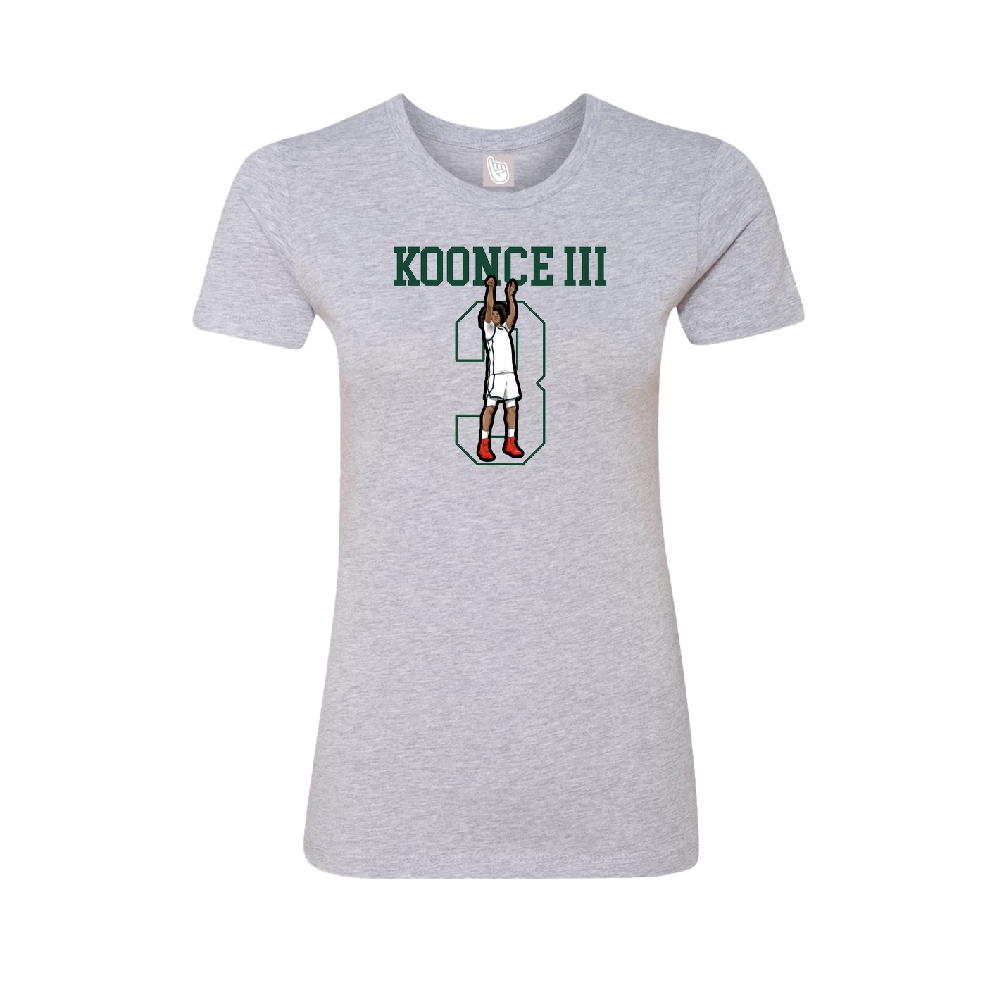 Fitted Women's Tee — Shirsey in Grey