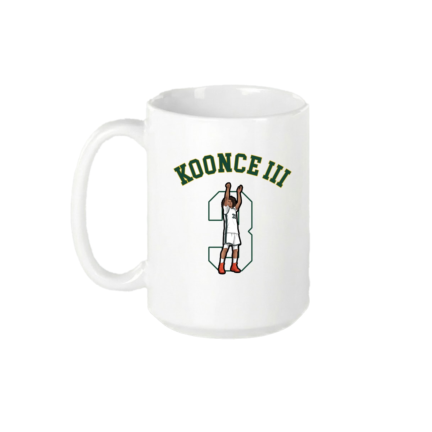 15oz Coffee Mug — Shirsey Arch in White