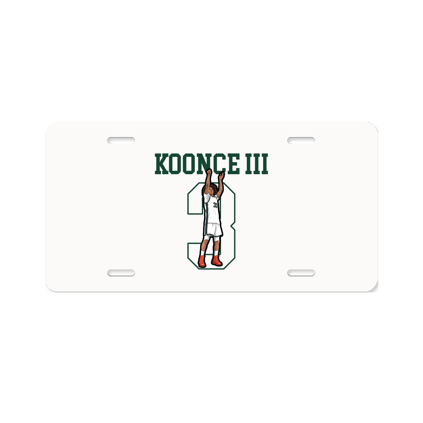 License Plate — Shirsey in Classic