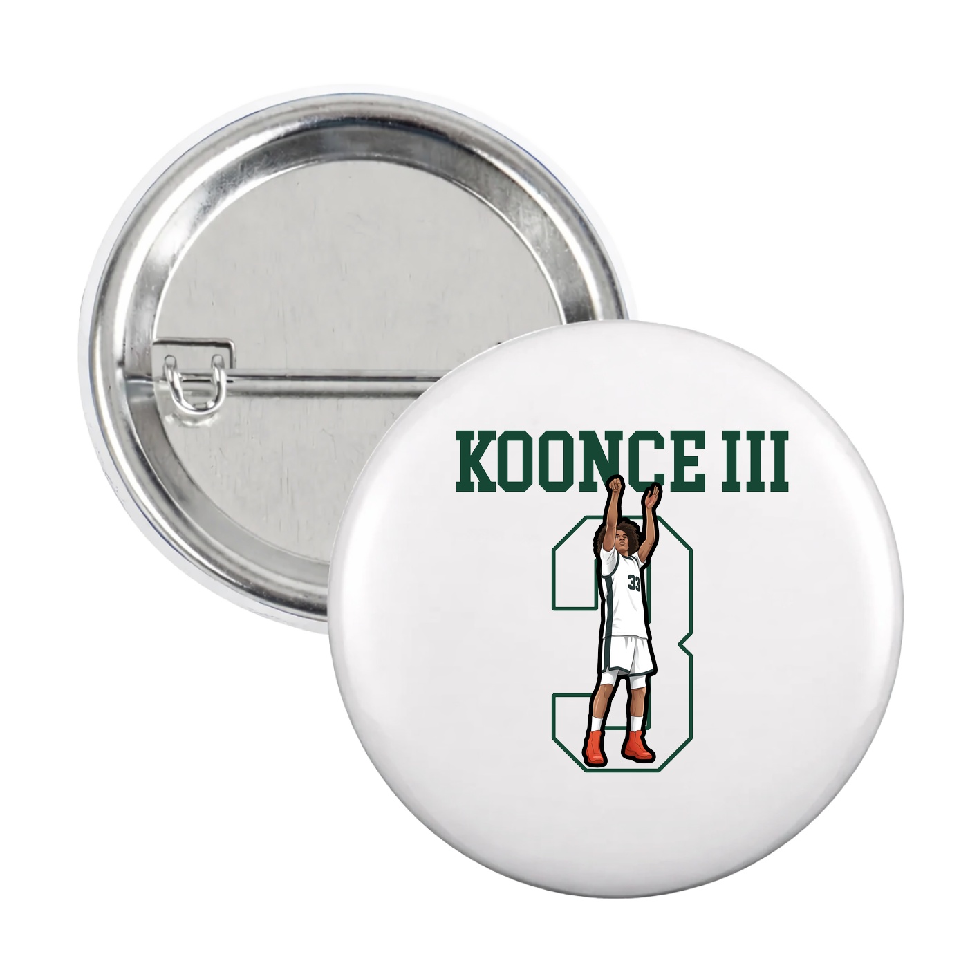Game Day Button — Shirsey in White