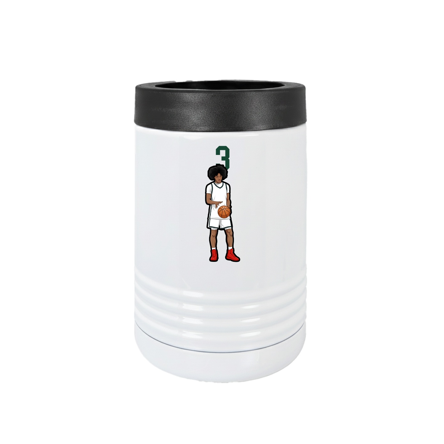 Beverage Holder — Number Top in White