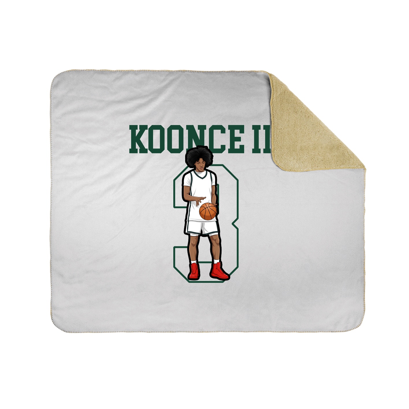 Throw Blanket — Shirsey in White