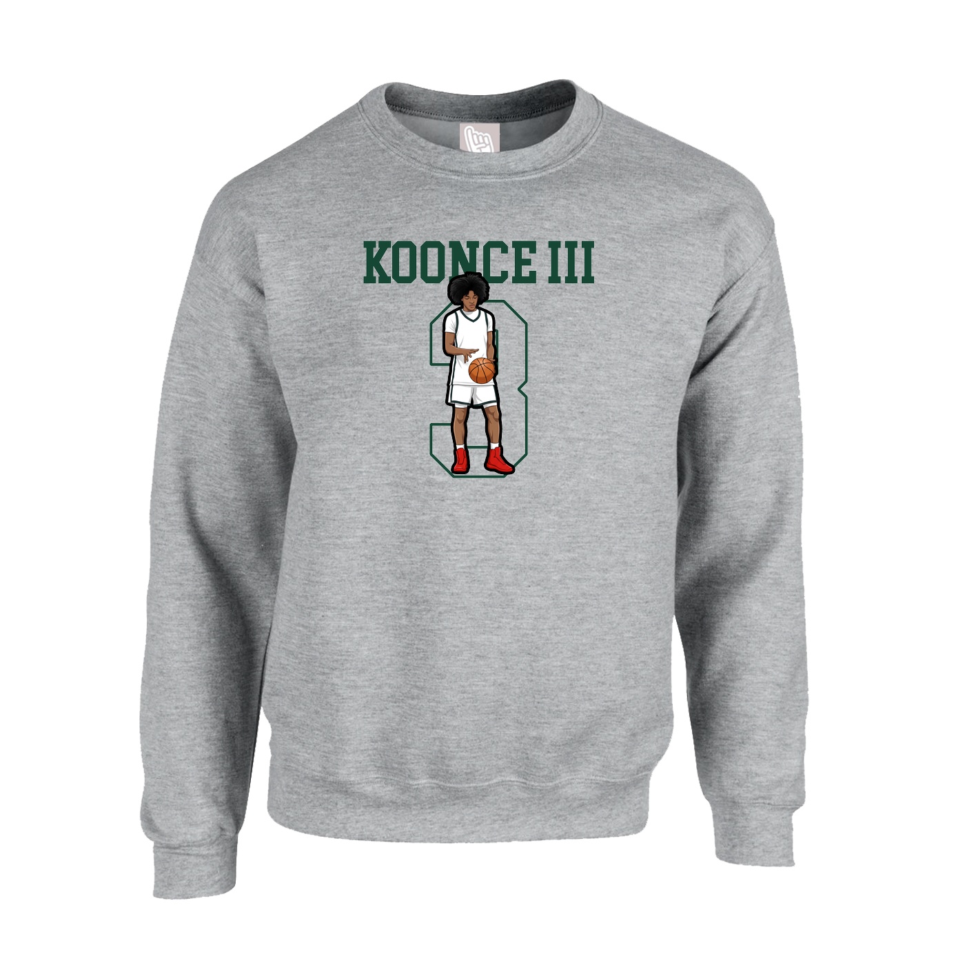 Fleece Crew — Shirsey in Grey