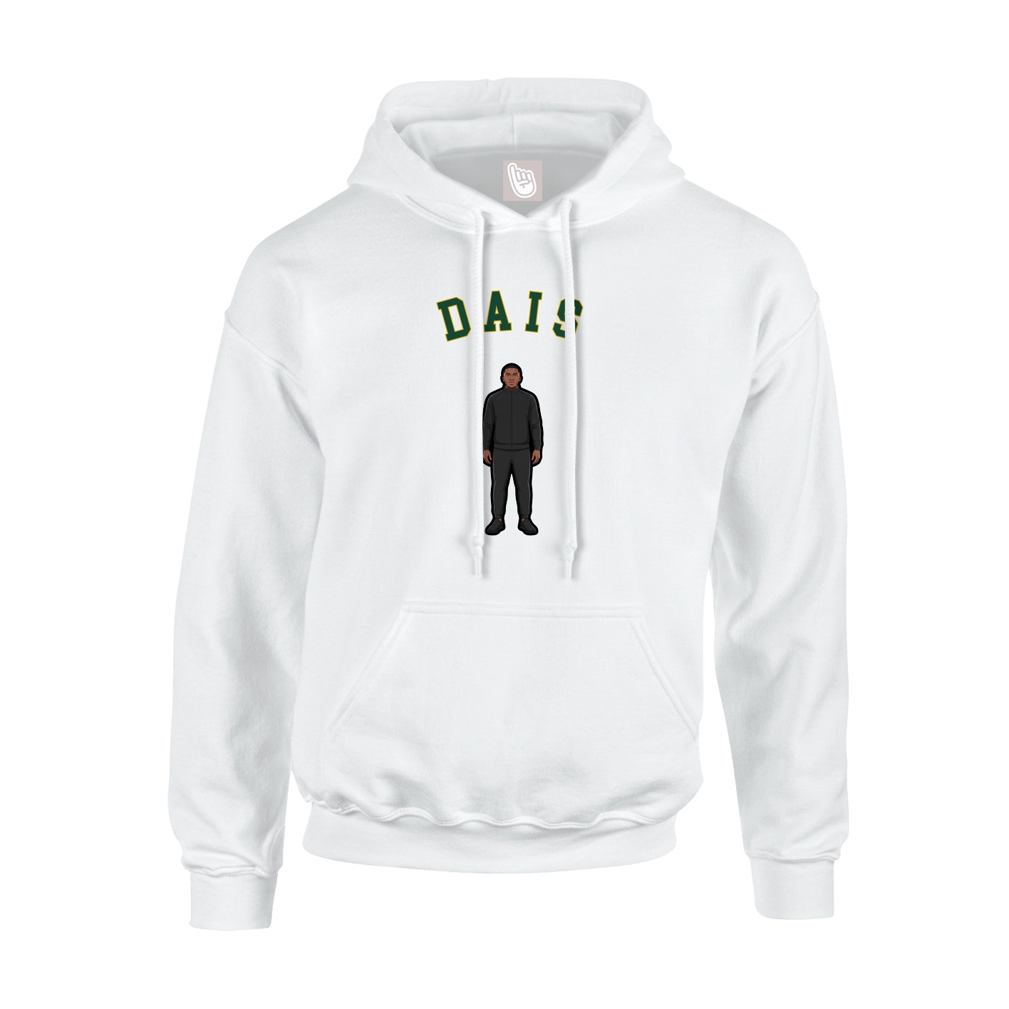 Youth Hoodie — Shirsey Arch in White