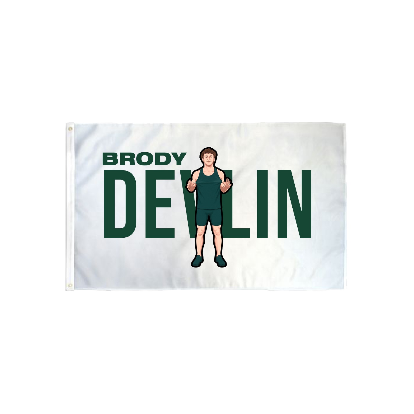 3x5 Flag — Player Name in Classic