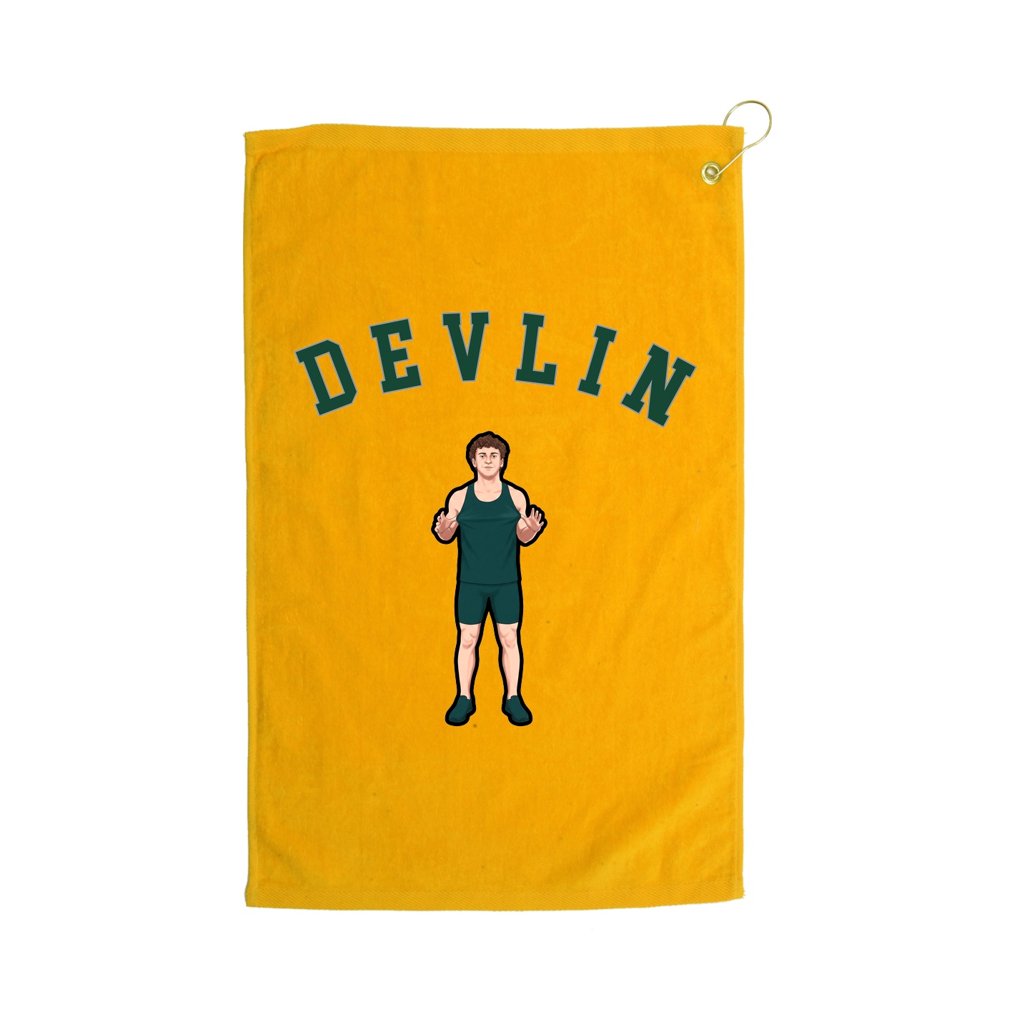 Golf Towel — Shirsey Arch in Gold
