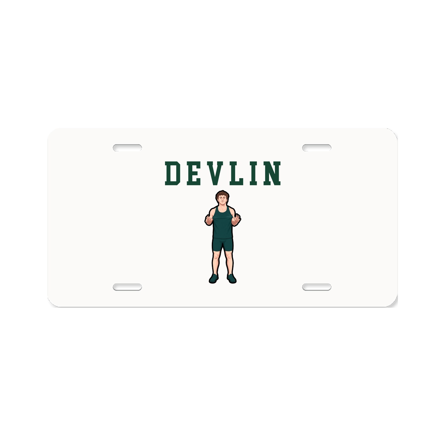 License Plate — Shirsey in Classic