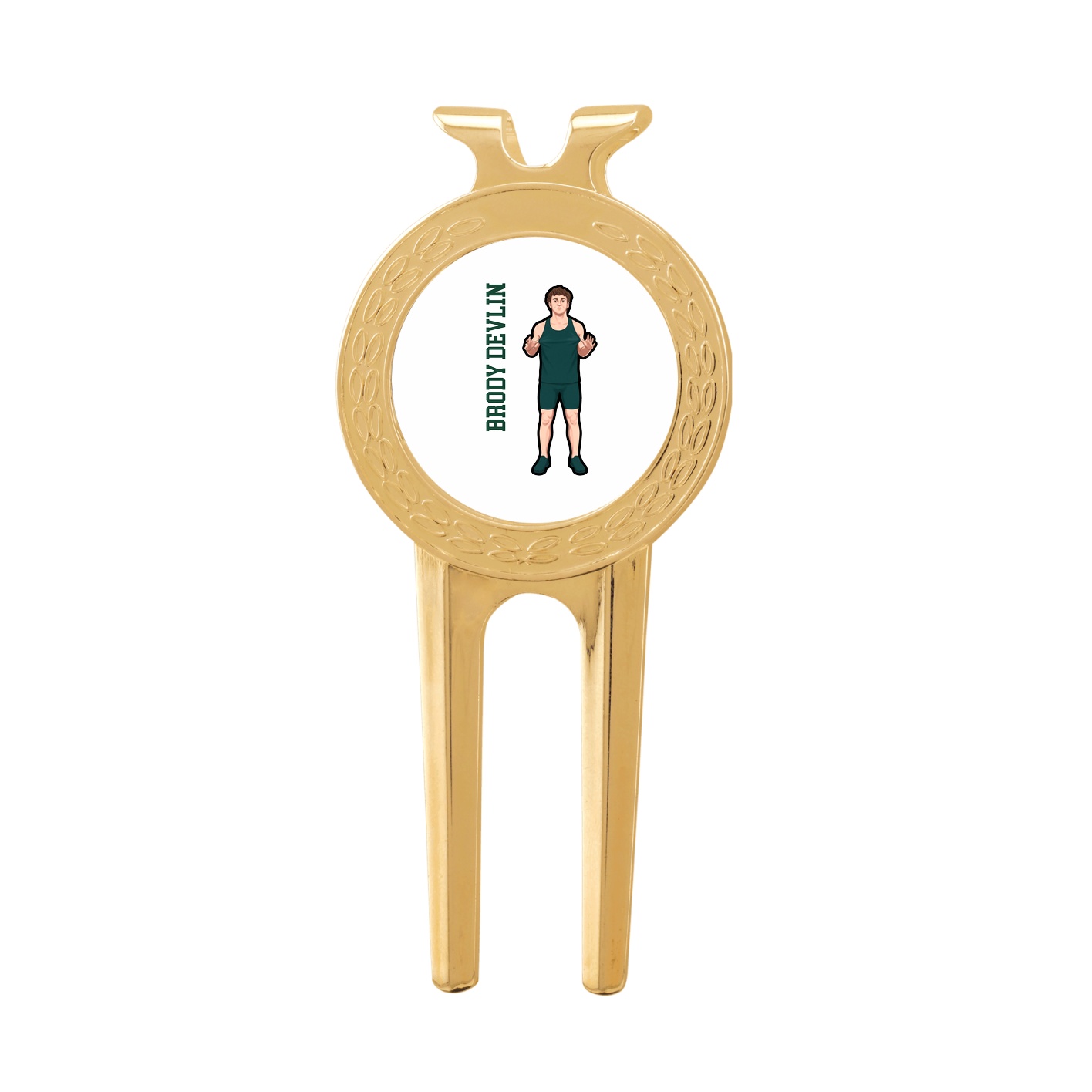 Divot Tool with Ball Marker — Name Vertical in Classic