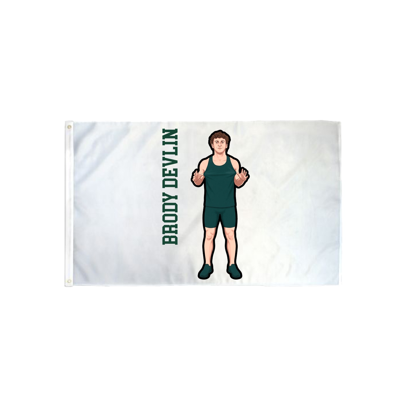 3x5 Flag — Name Vertical in Classic