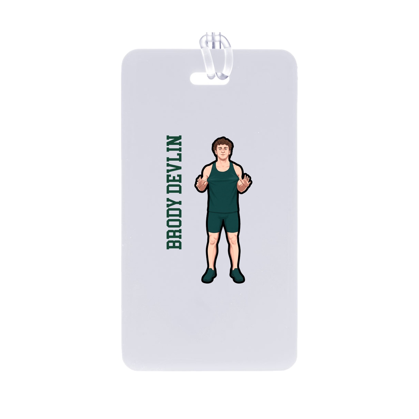 Bag Tag — Name Vertical in Classic