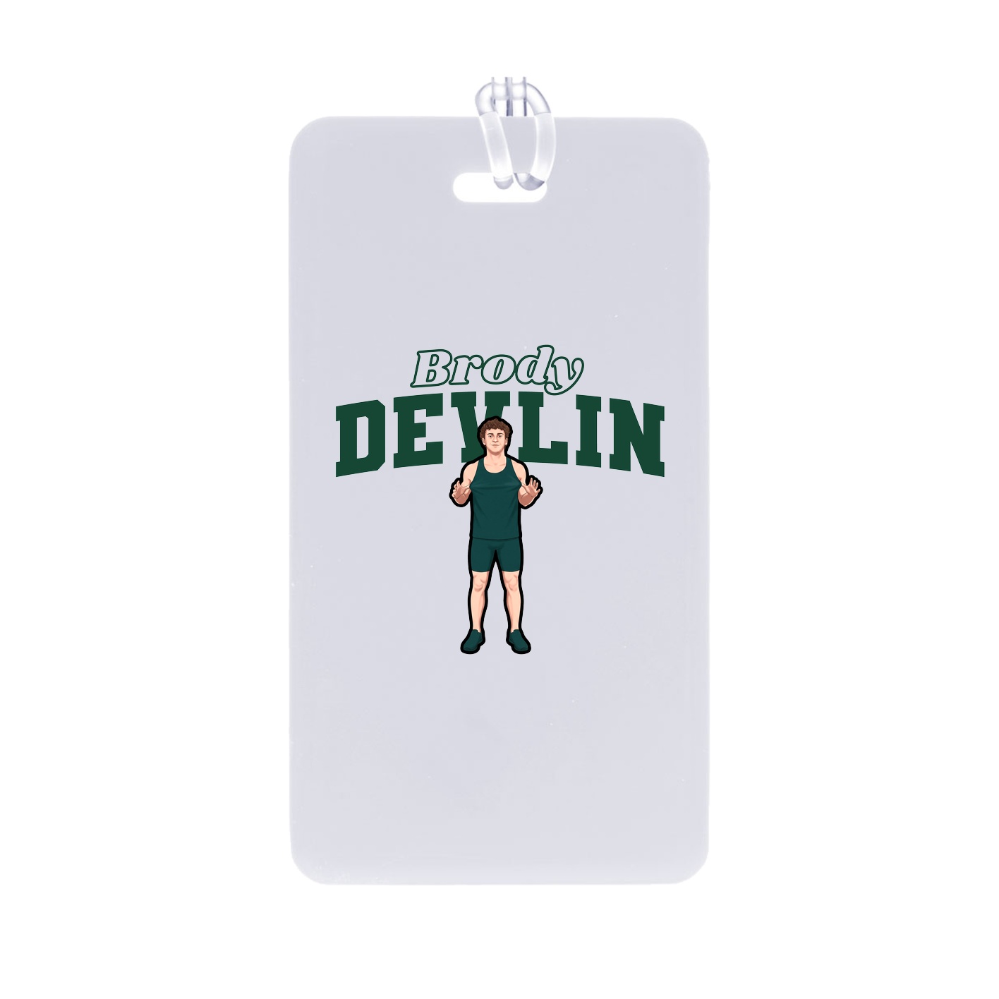 Bag Tag — Name Arch in Classic