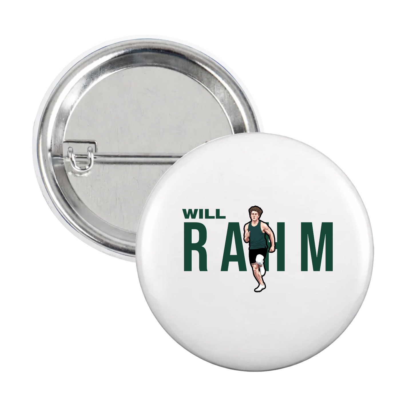 Game Day Button — Player Name in White
