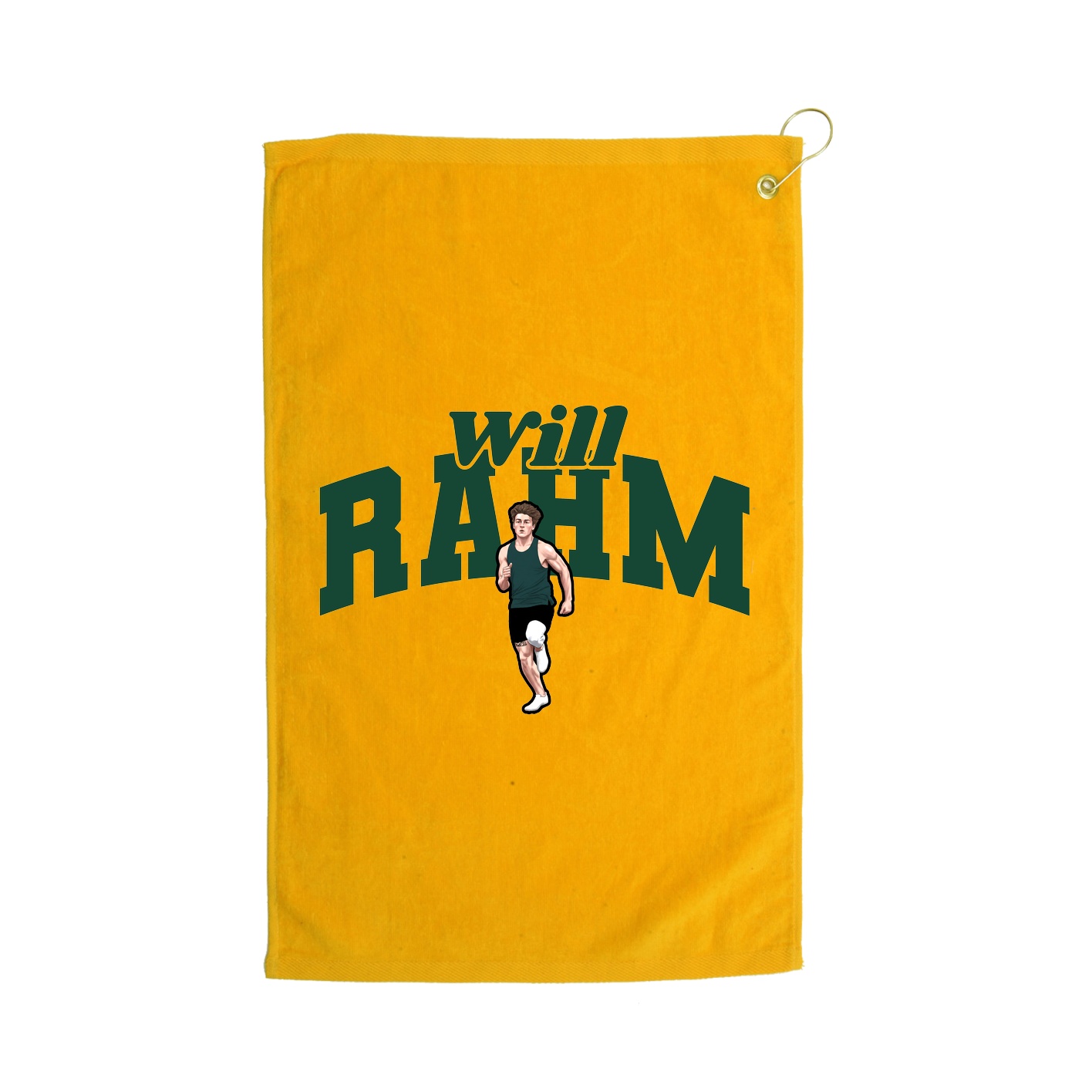 Golf Towel — Signature Arch in Gold