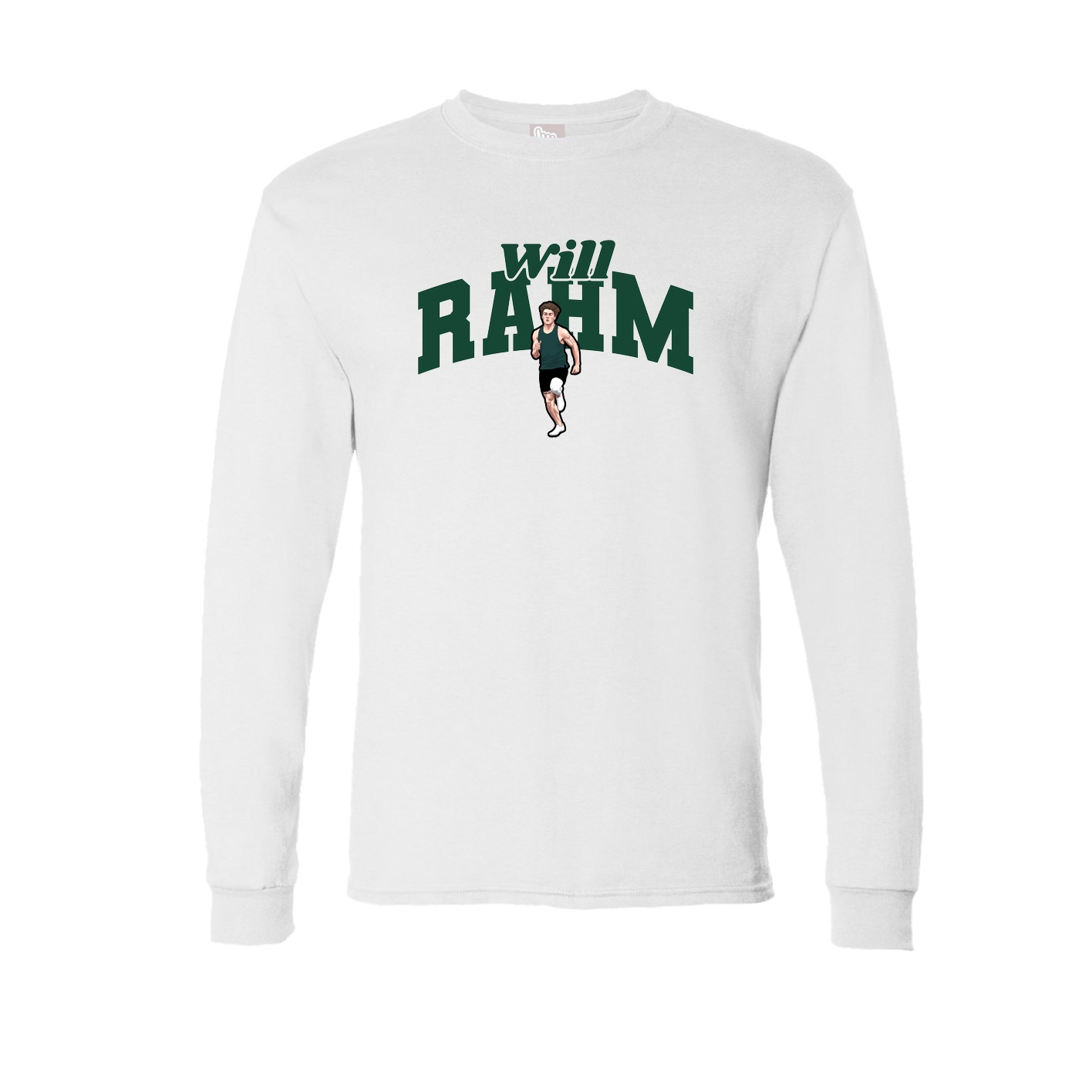 Long Sleeve Tee — Signature Arch in White