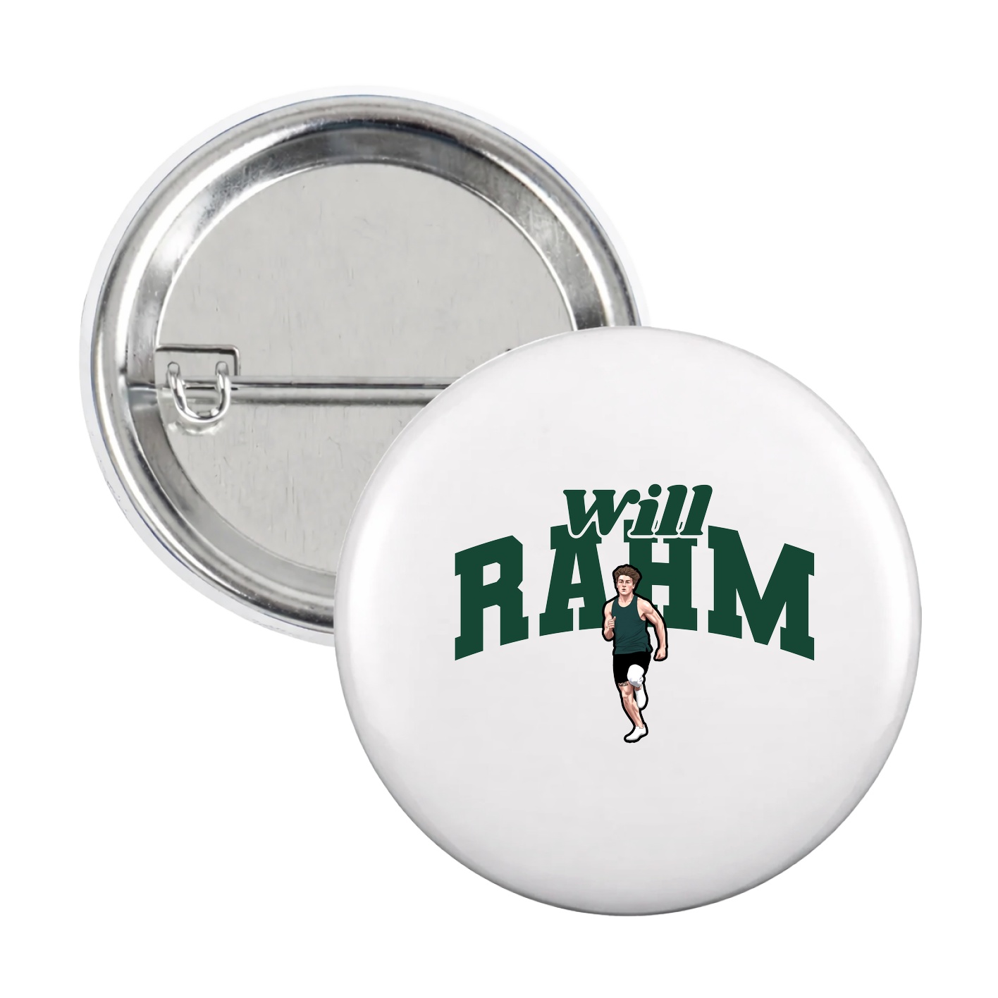 Game Day Button — Signature Arch in White