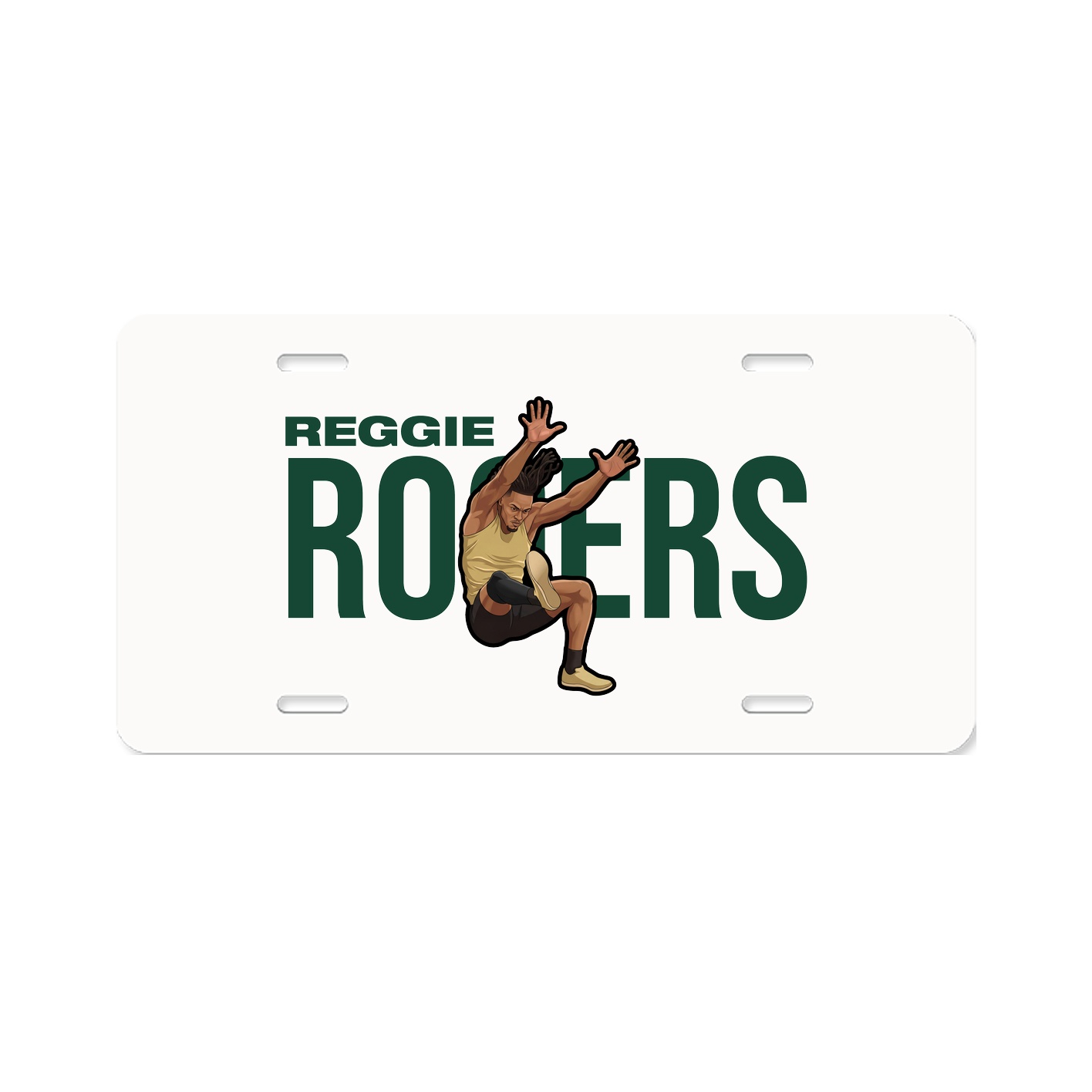 License Plate — Player Name in Classic