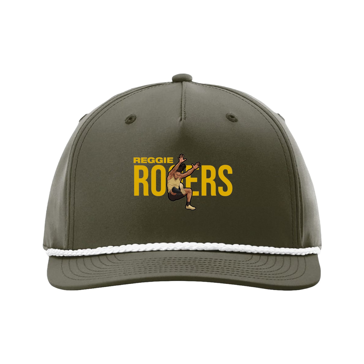 Five-Panel Classic Rope Cap — Player Name in Green