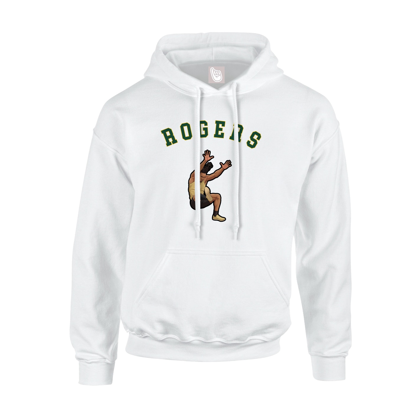 Hoodie — Shirsey Arch in White
