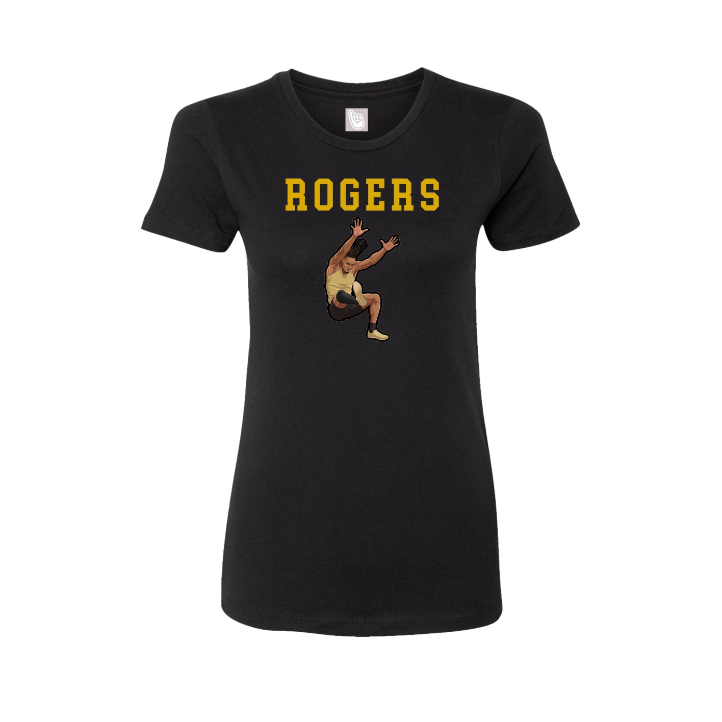 Fitted Women's Tee — Shirsey in Black
