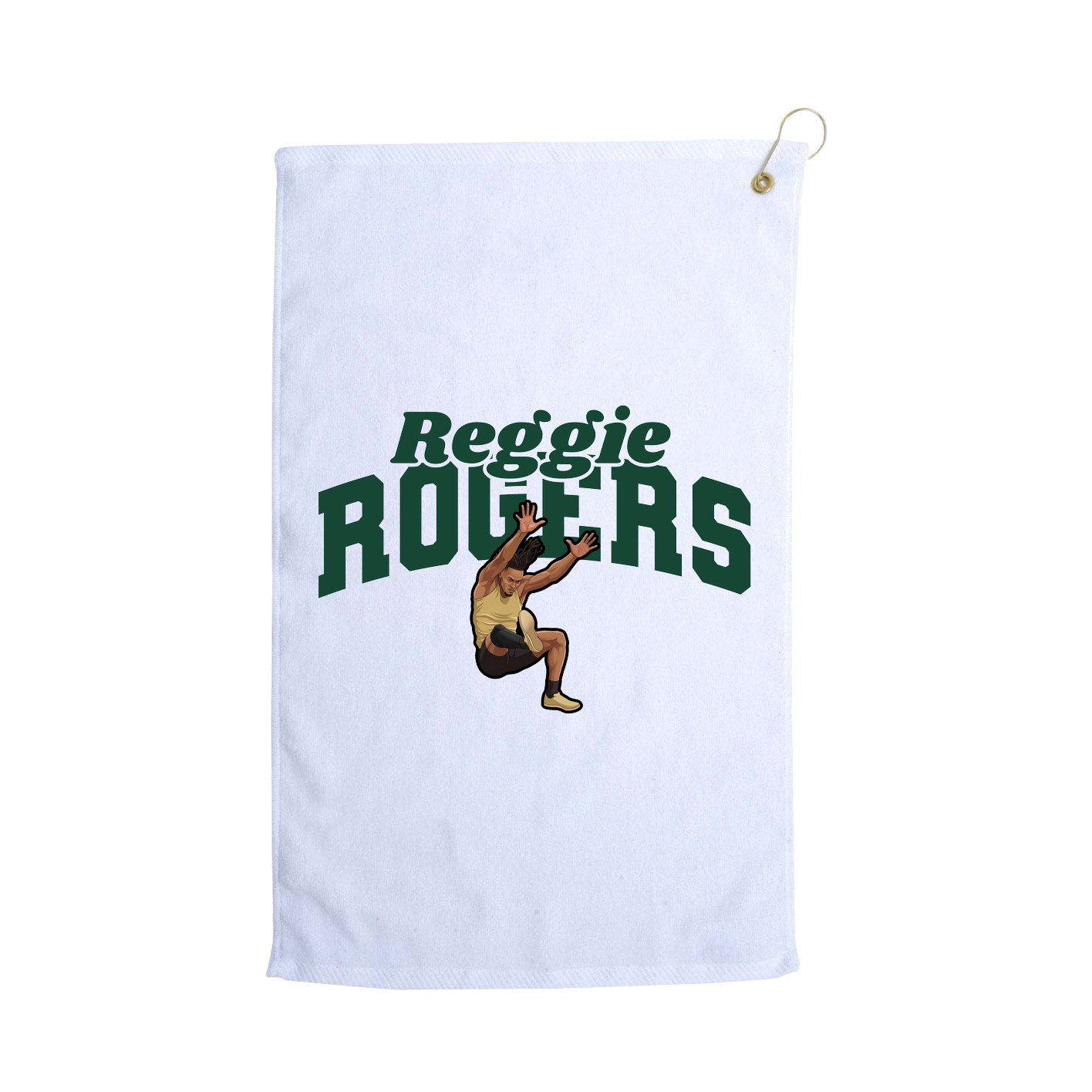 Golf Towel — Signature Arch in White