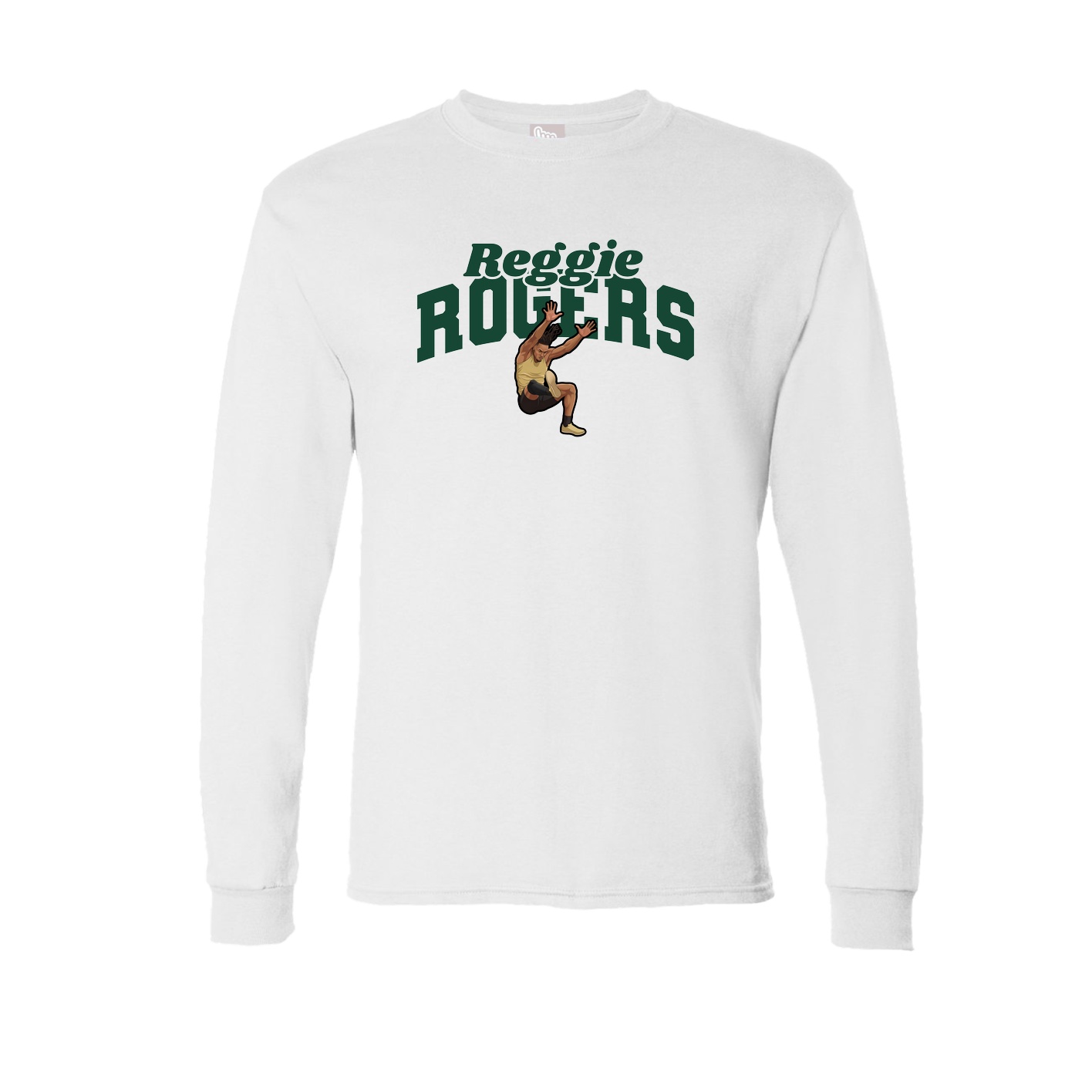 Long Sleeve Tee — Signature Arch in White
