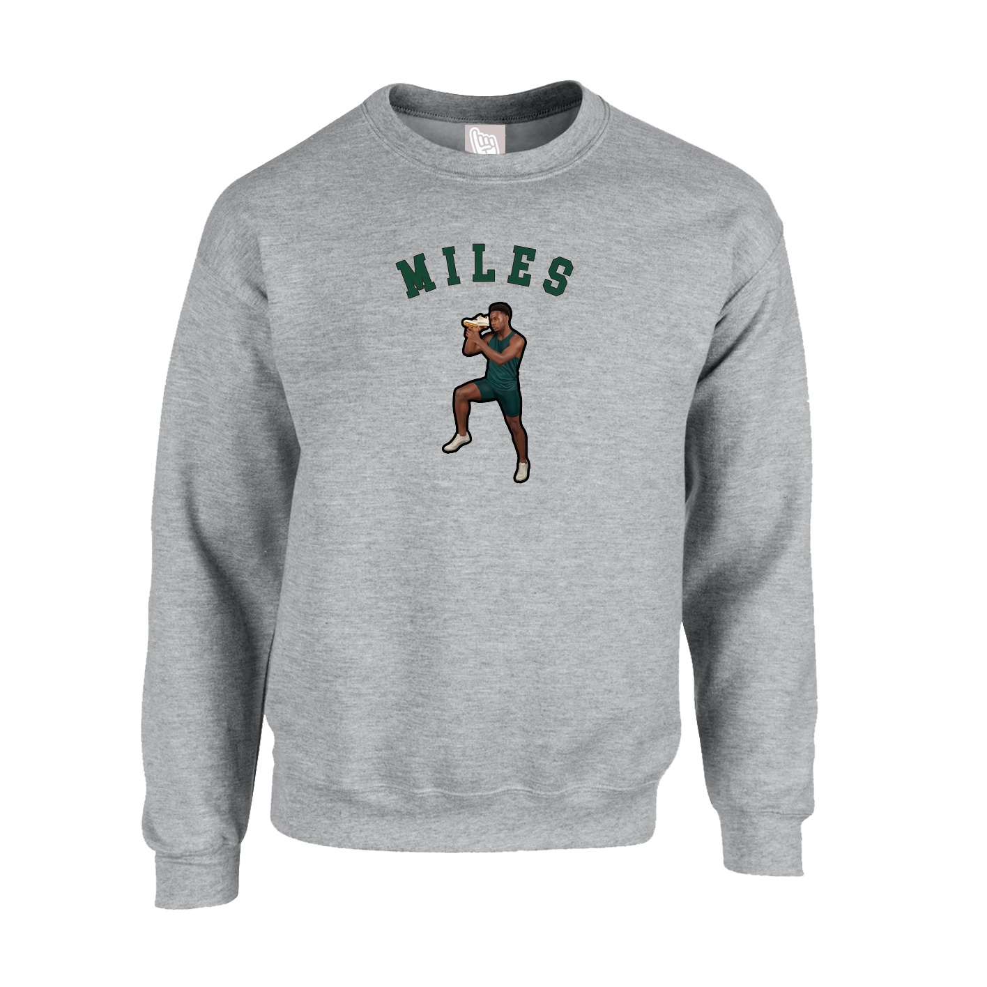Fleece Crew — Shirsey Arch in Grey