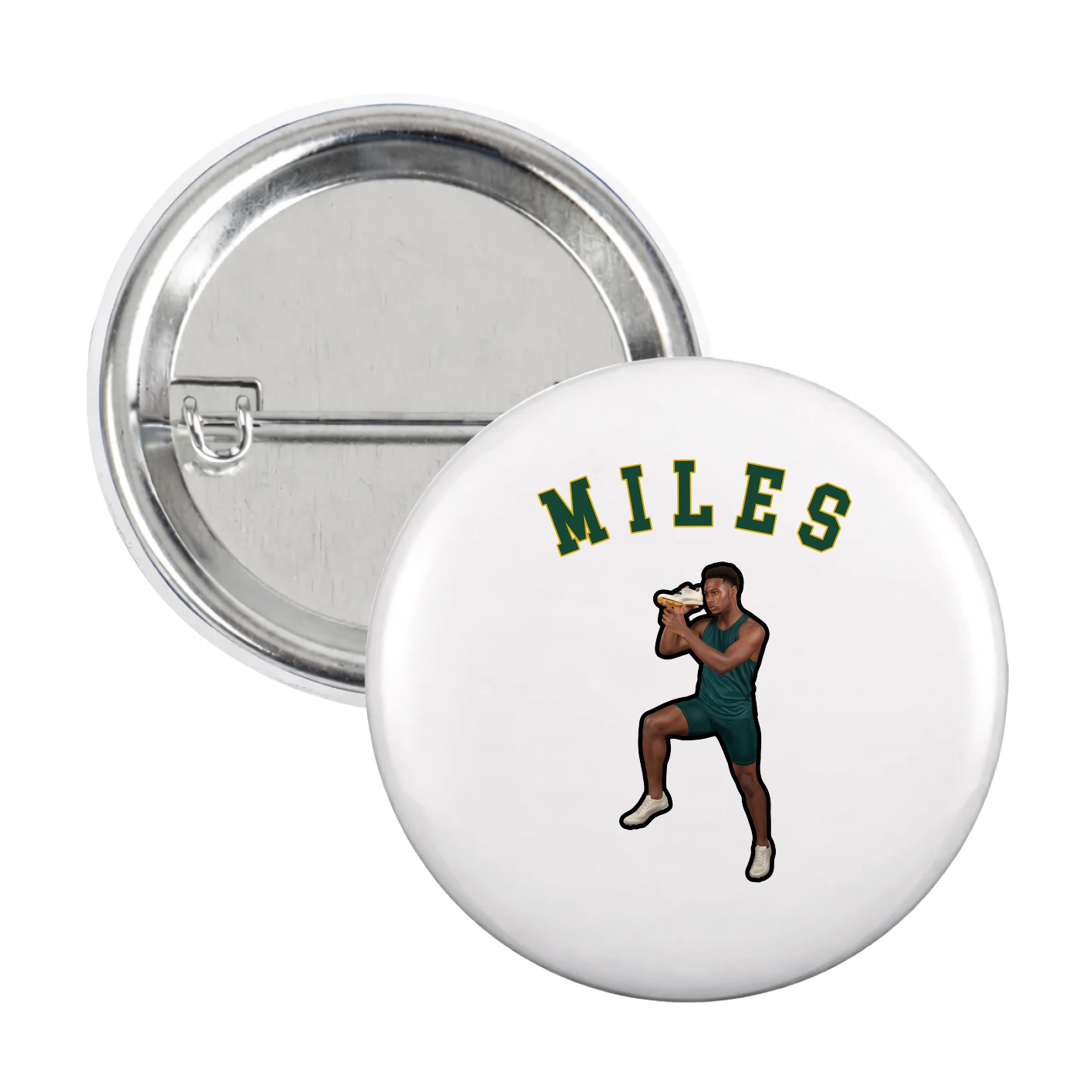 Game Day Button — Shirsey Arch in White