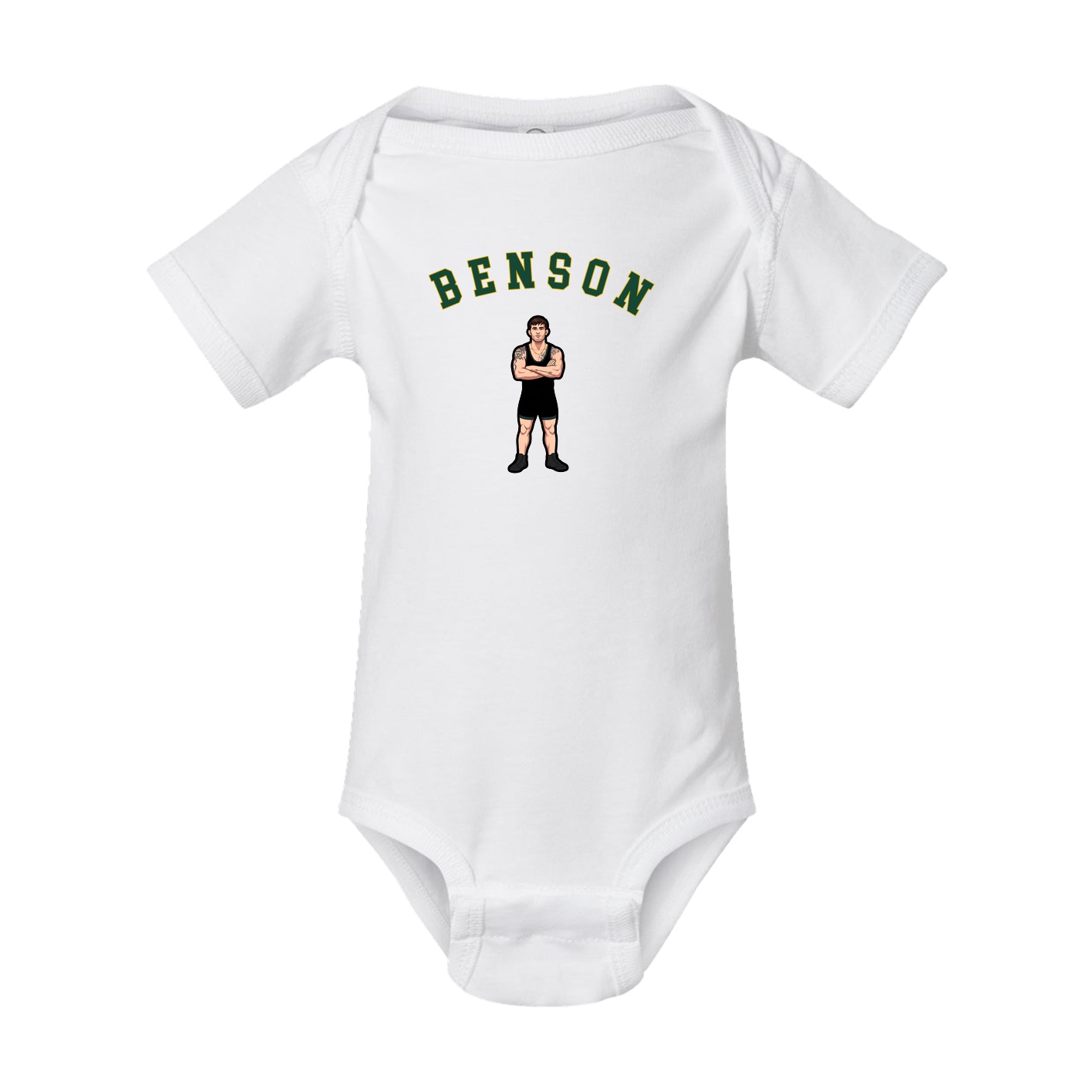 Baby Onesie — Shirsey Arch in White