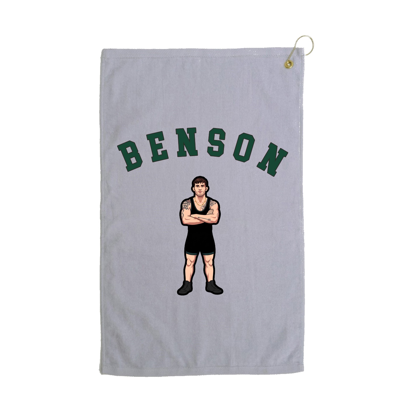 Golf Towel — Shirsey Arch in Grey