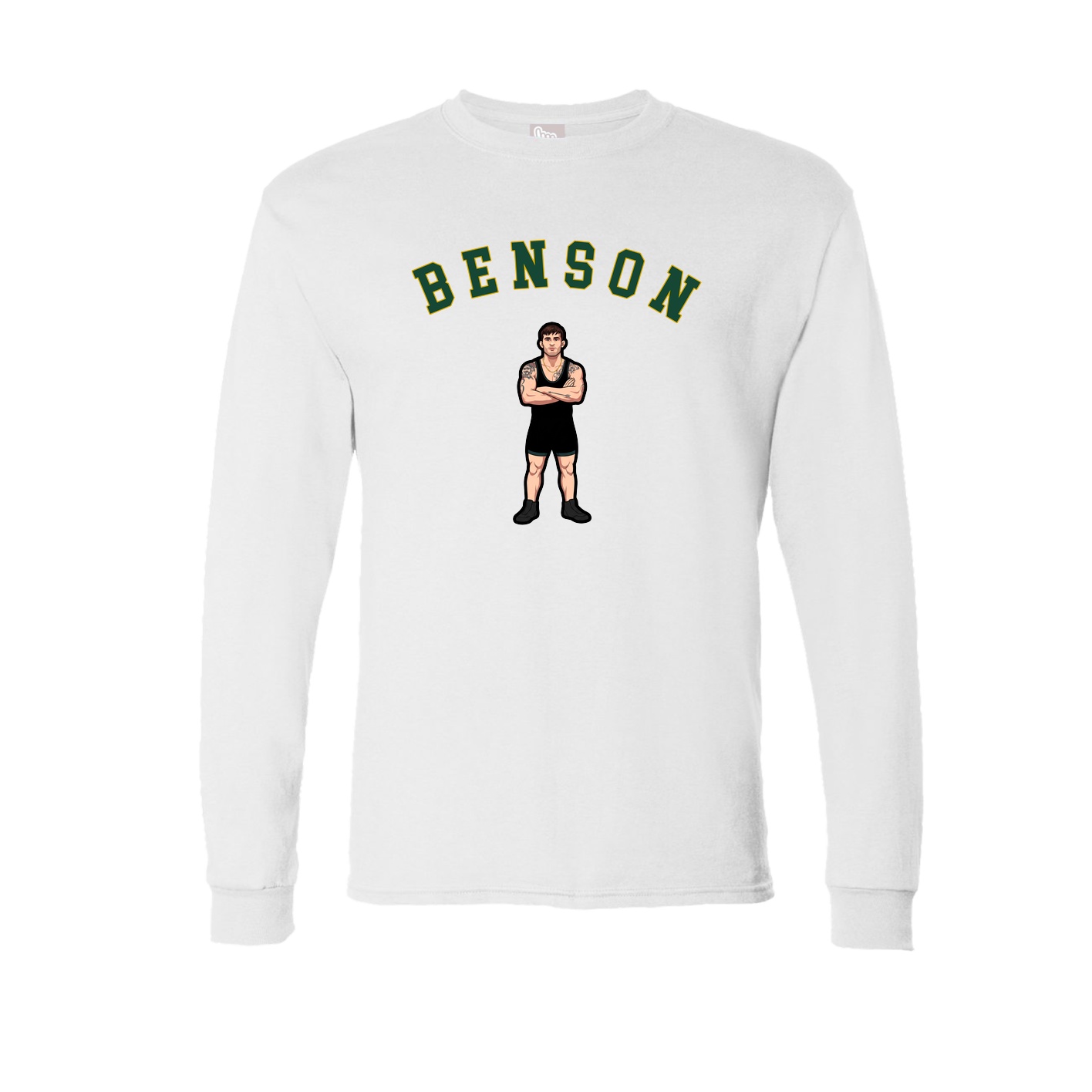 Long Sleeve Tee — Shirsey Arch in White