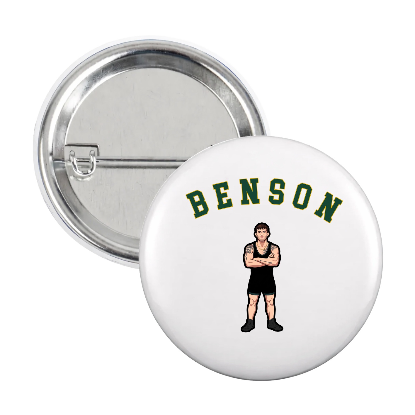 Game Day Button — Shirsey Arch in White