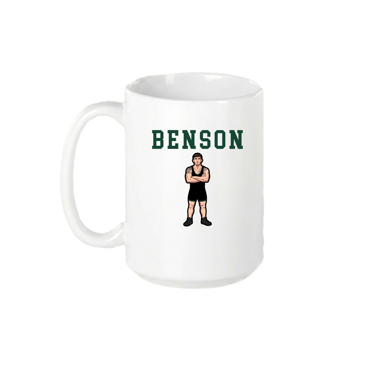 15oz Coffee Mug — Shirsey in White