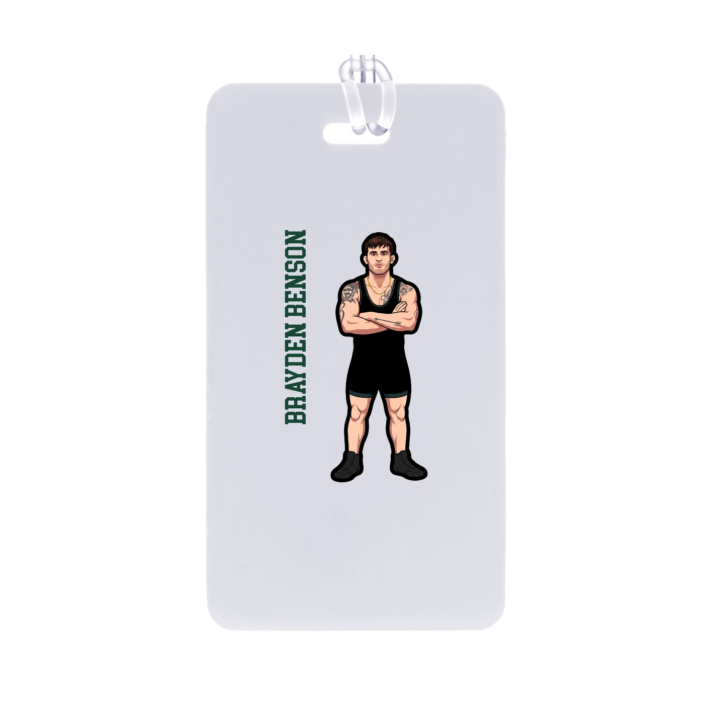 Bag Tag — Name Vertical in Classic