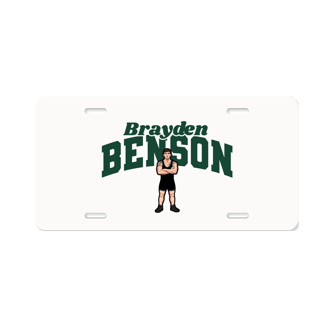 License Plate — Signature Arch in Classic