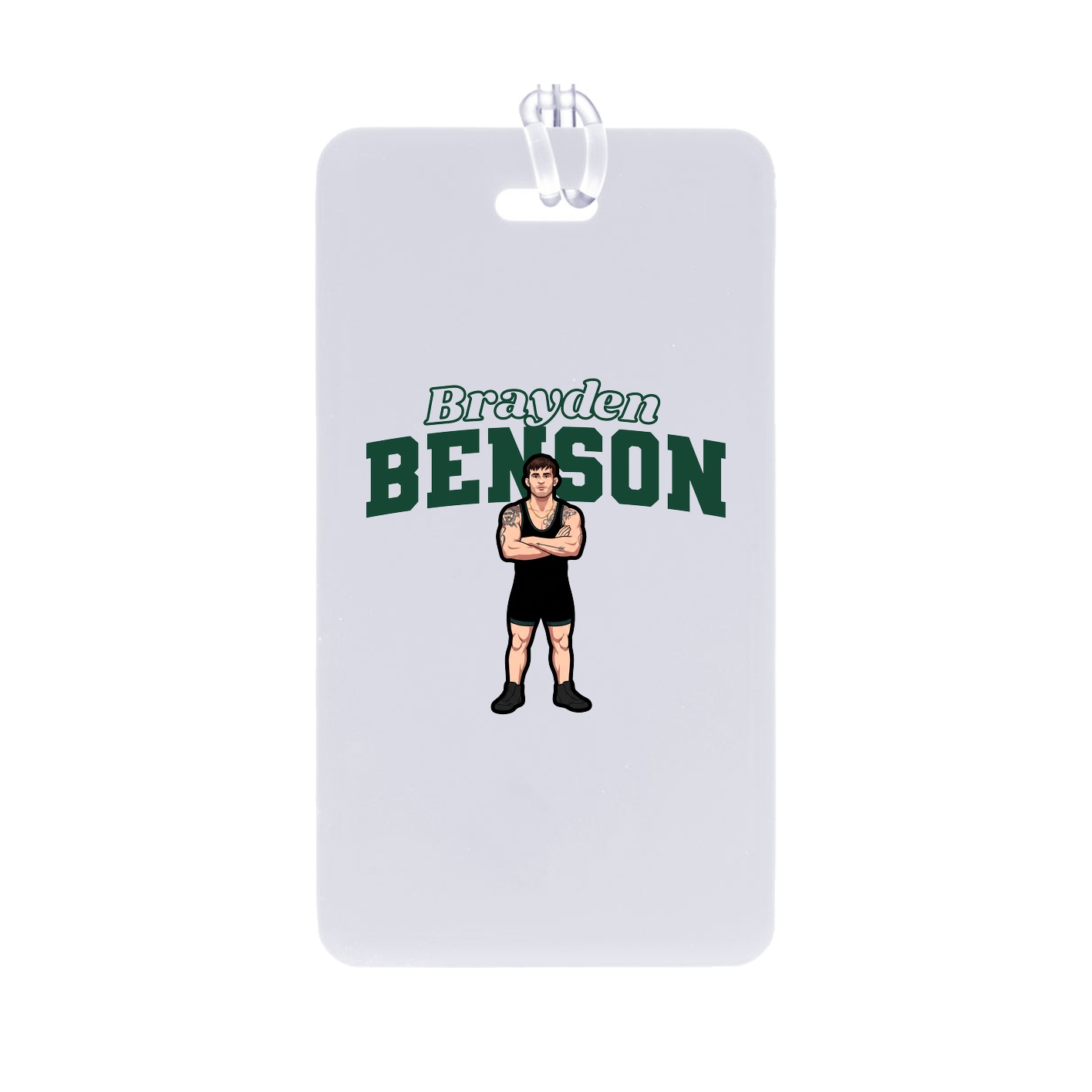 Bag Tag — Name Arch in Classic