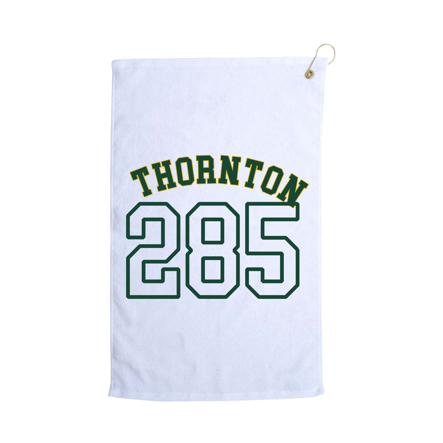 Golf Towel — Shirsey Arch in White
